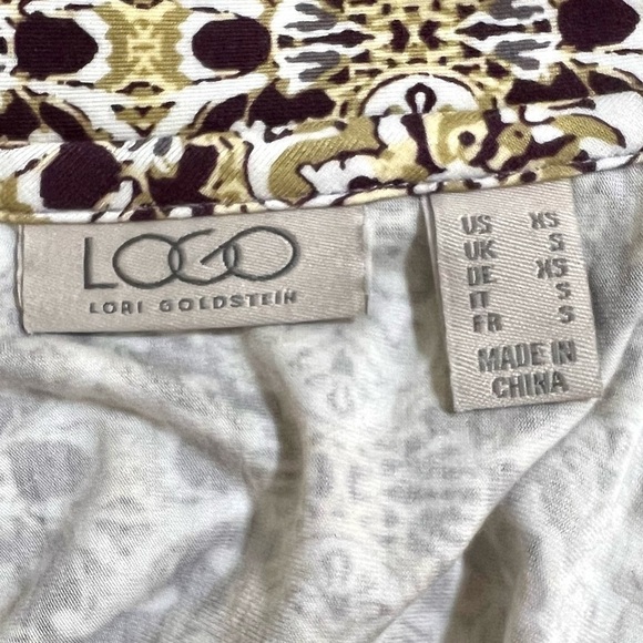 LOGO Longline Duster Patchwork boho cardigan kimono Jacket women’s size XS - Picture 10 of 12